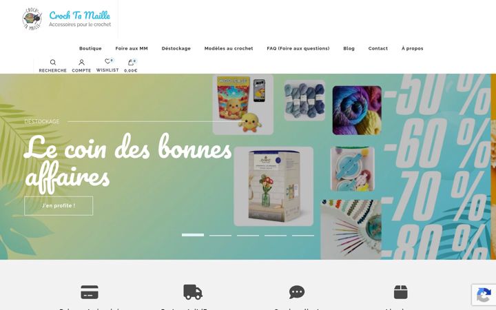 Ekrānuzņēmums no crochtamaille.fr