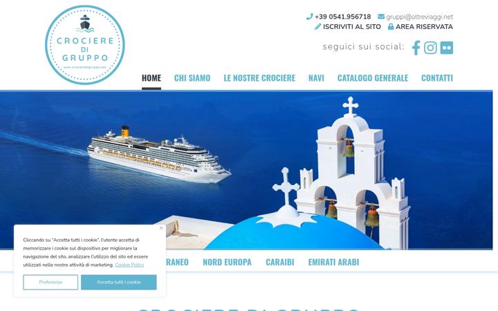 Screenshot of crocieredigruppo.net