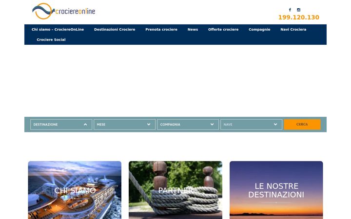 Screenshot stránky crociereonline.net