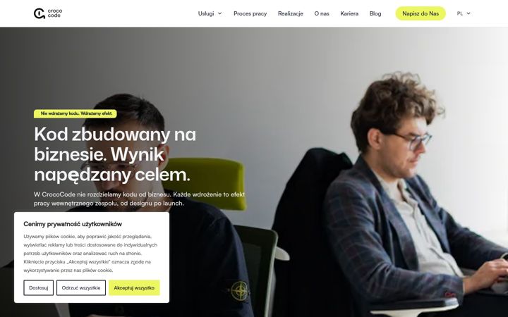 Екранна снимка на crococode.it