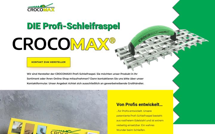 Screenshot of crocomax.com