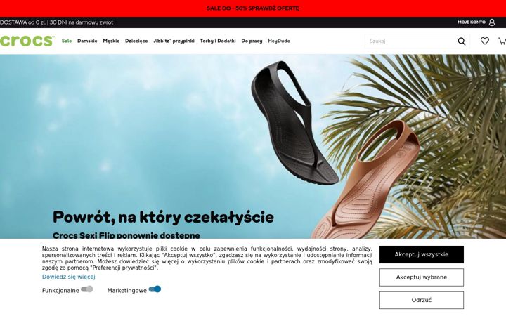 Screenshot of crocs.pl