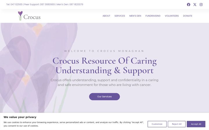 Screenshot of crocusmonaghan.ie