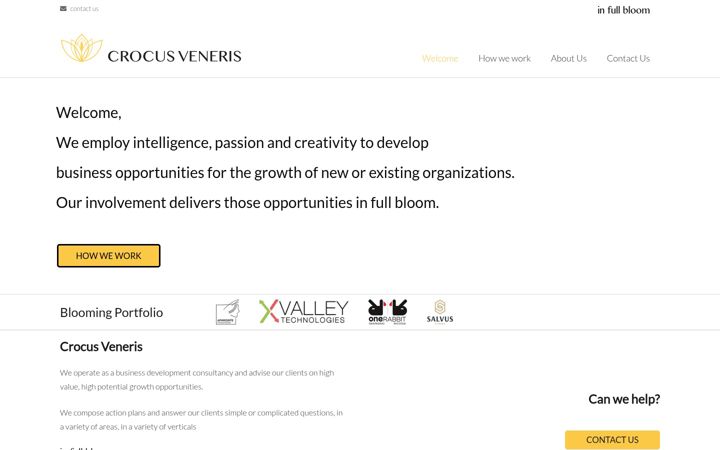 Screenshot of crocusveneris.com