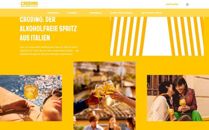 Screenshot of crodino.de