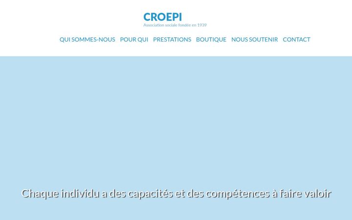 Screenshot of croepi.ch