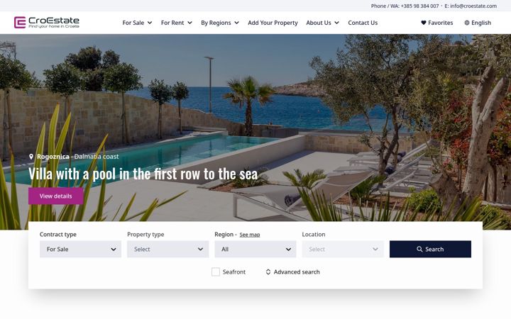 Screenshot of croestate.com