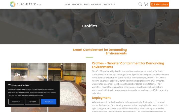 Screenshot of croffles.com
