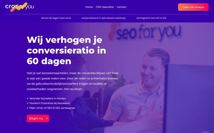 Screenshot of croforyou.nl