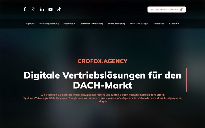 Screenshot of crofox.de