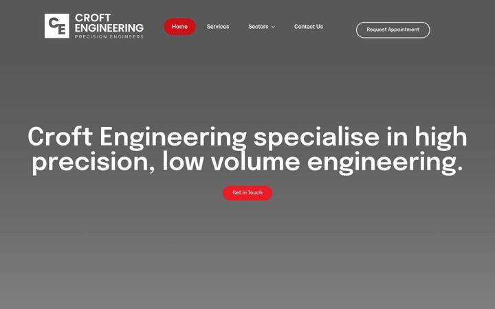 Екранна снимка на croftengineering.co.uk