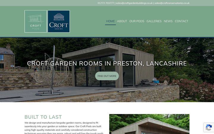 Екранна снимка на croftgardenbuildings.co.uk