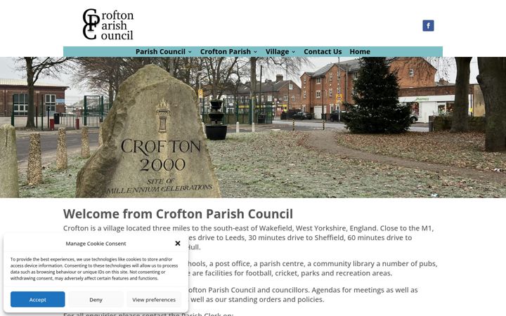 Screenshot of crofton-pc.gov.uk