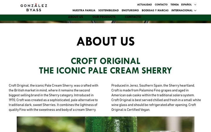 Screenshot of croftsherry.co.uk