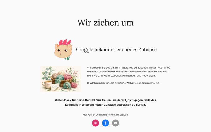 Screenshot of croggle.ch