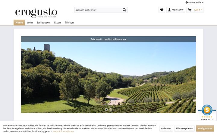 Screenshot of crogusto.de