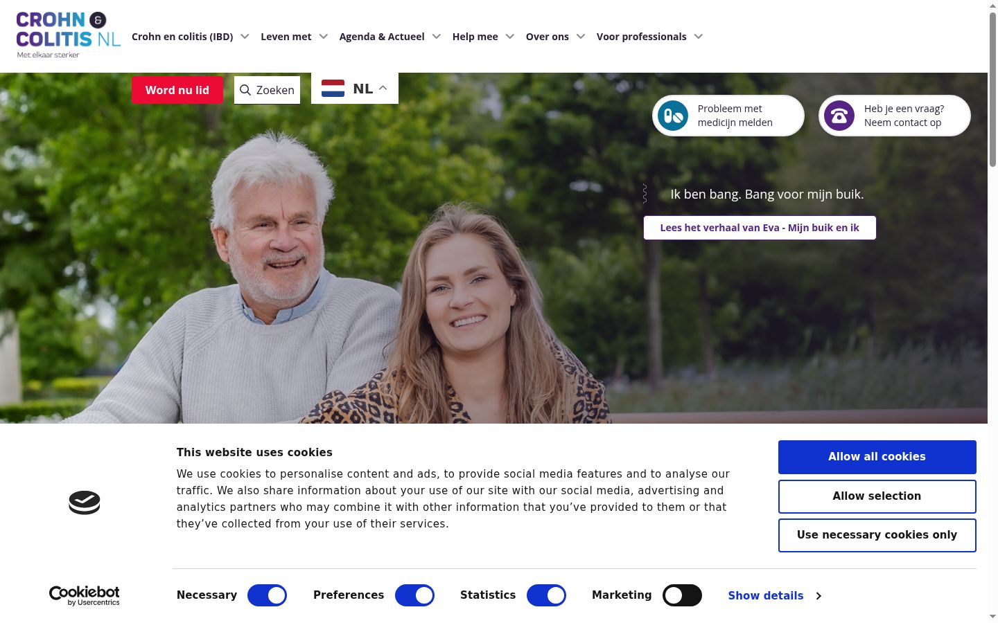 Snímka obrazovky banera súhlasu zobrazeného pred akoukoľvek interakciou