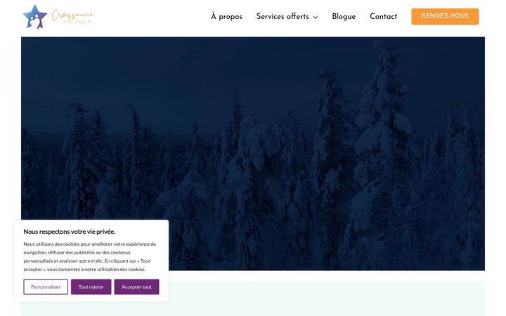 Screenshot of croissancenordique.com