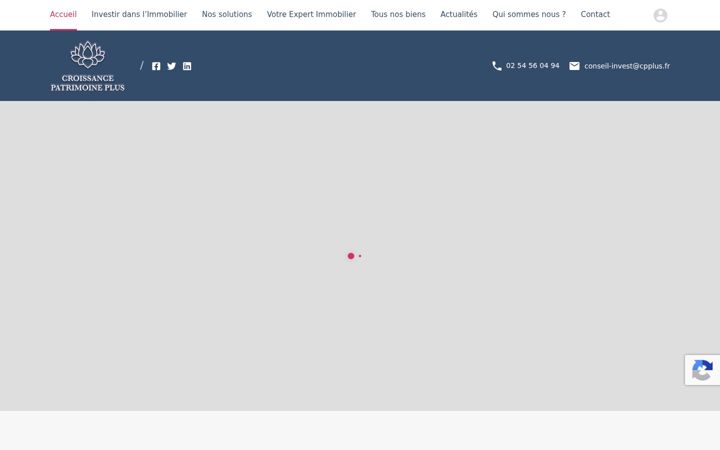 Screenshot of croissancepatrimoineplus.fr