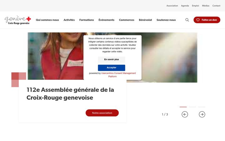 Screenshot of croix-rouge-ge.ch