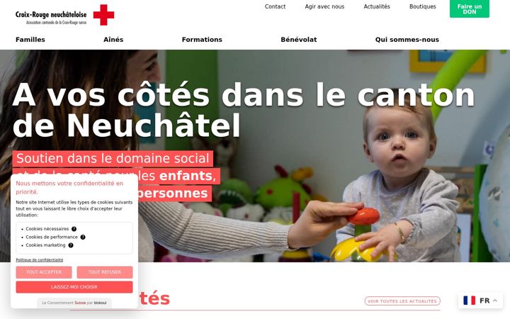 Screenshot of croix-rouge-ne.ch