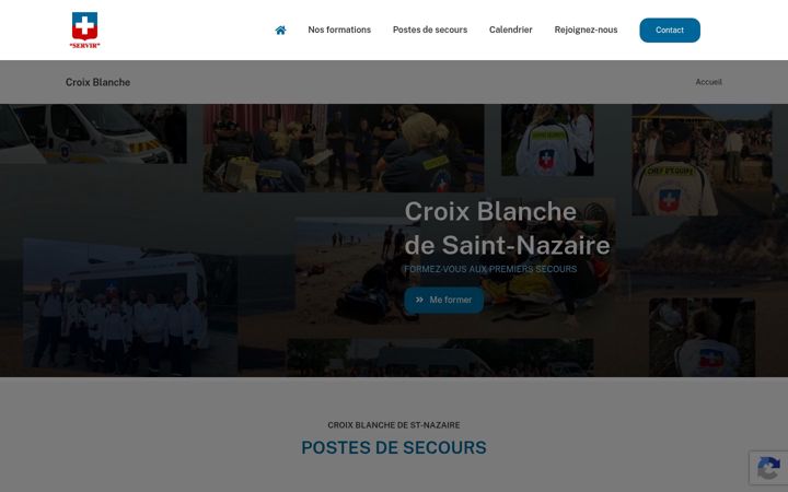 Captura de pantalla de croixblanche-st-nazaire.org