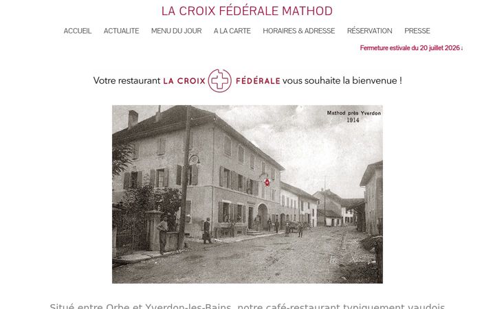Screenshot of croixfederalemathod.ch
