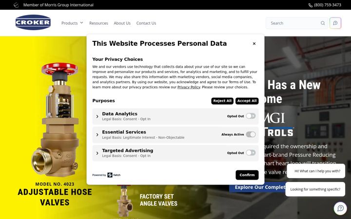 Screenshot of croker.com