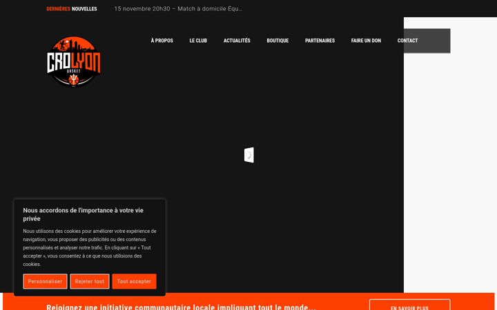 Screenshot of crolyon.fr