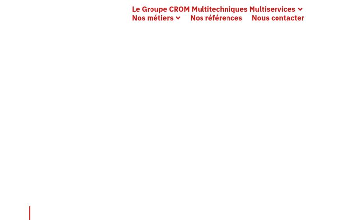 Screenshot of crom.fr