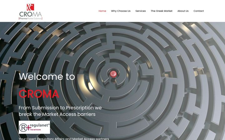 Screenshot of croma.gr