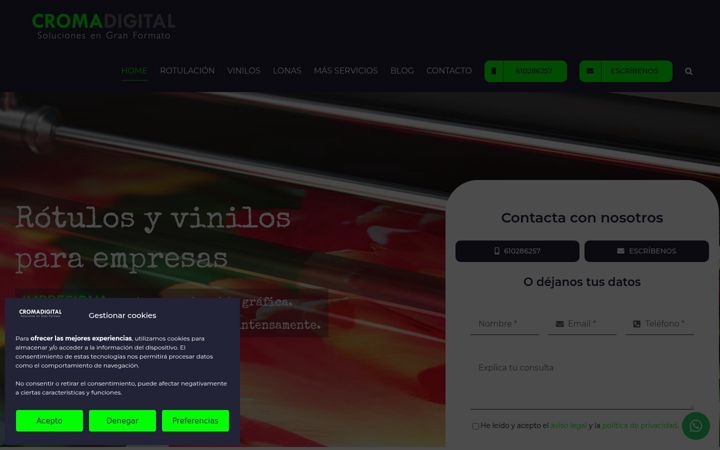 Screenshot of cromadigital.es