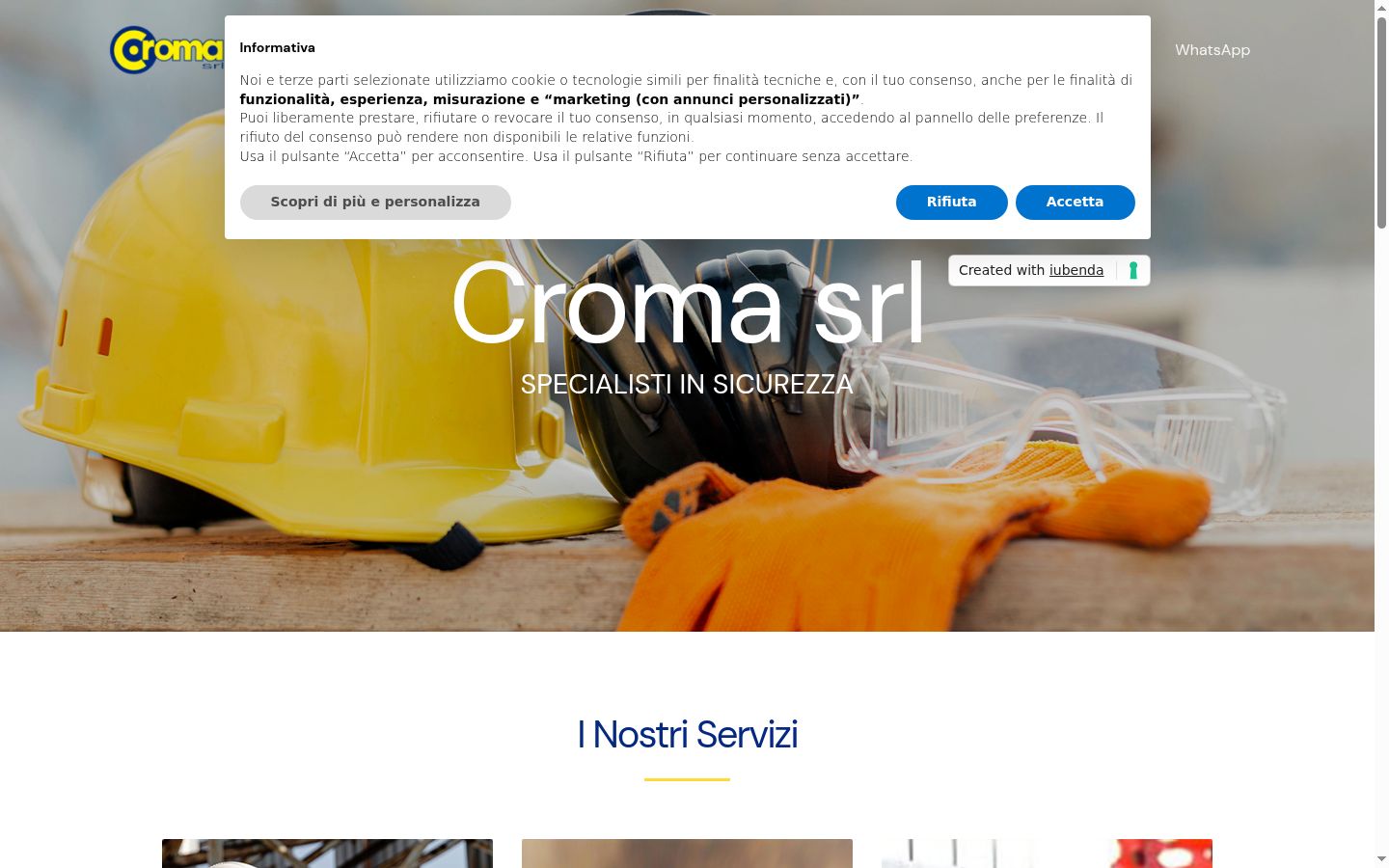 Snímek obrazovky baneru souhlasu zobrazeného před jakoukoli interakcí