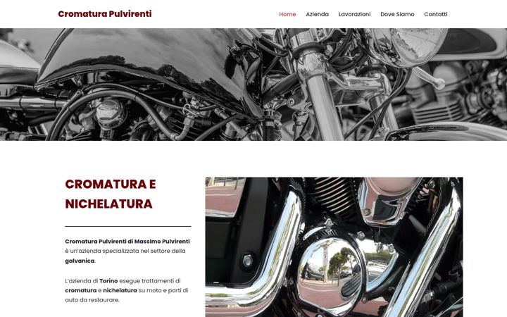Екранна снимка на cromaturapulvirenti.it