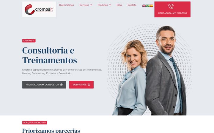 Screenshot di cromosit.com.br