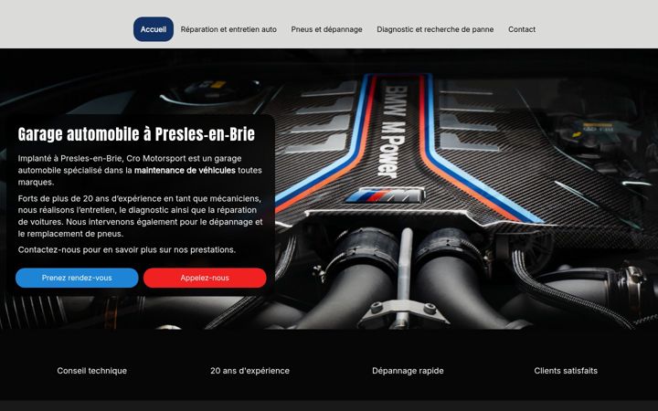 Screenshot of cromotorsport.fr