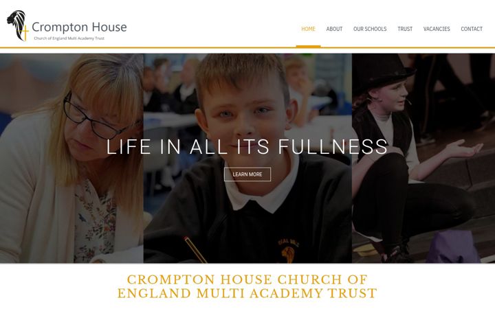Captura de pantalla de cromptonhousetrust.org