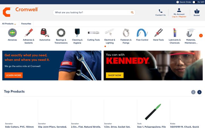 Screenshot of cromwell.com.ro