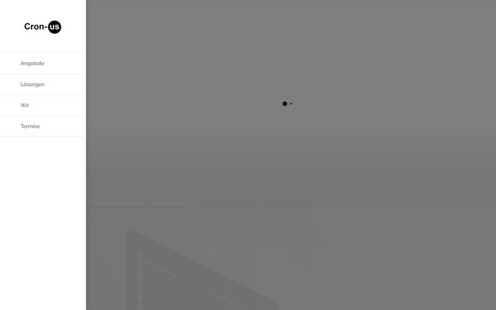 Screenshot of cron-us.de