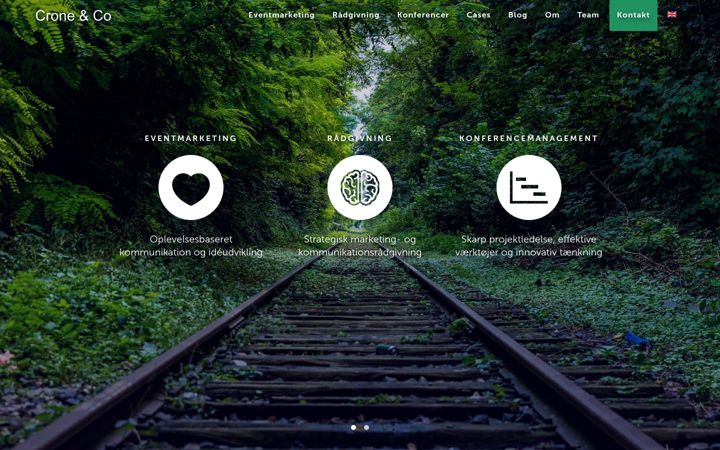 Screenshot of croneandco.com