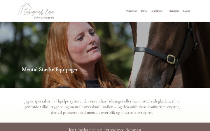 Screenshot of cronegaardequi.com