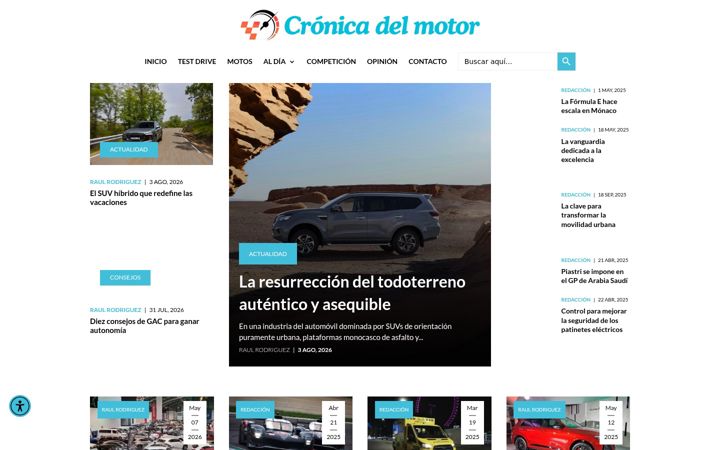 Screenshot of cronicadelmotor.es