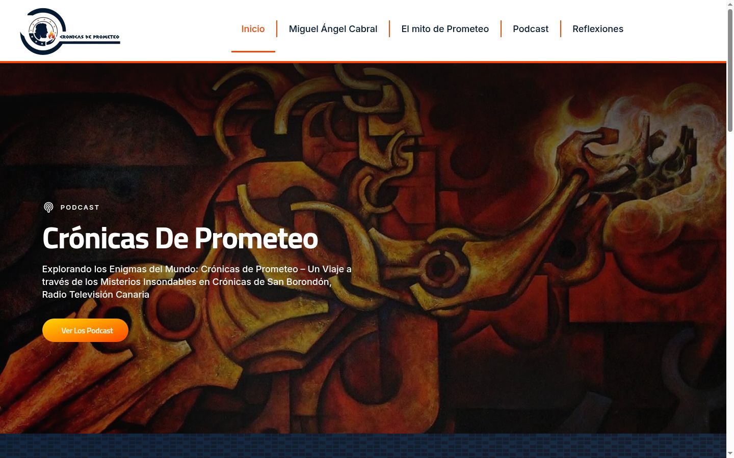 Captura de pantalla del banner de consentimiento mostrado antes de cualquier interacción