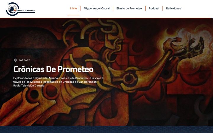 Screenshot of cronicasdeprometeo.es