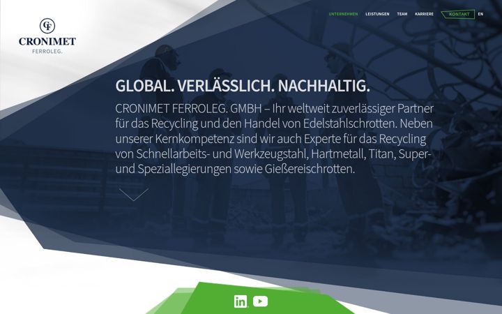 Screenshot of cronimet-ferroleg.de