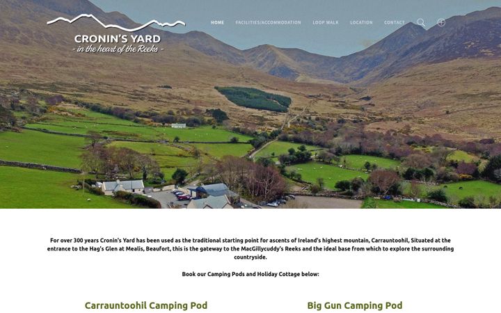 Screenshot of croninsyard.com