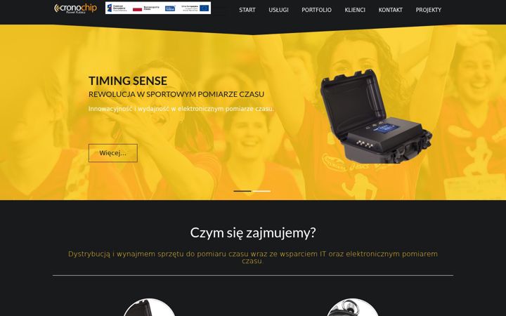 Screenshot di cronochip.pl