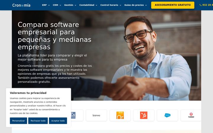 Screenshot of cronomia.com