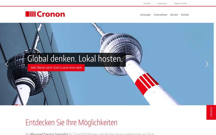 Screenshot of cronon.net