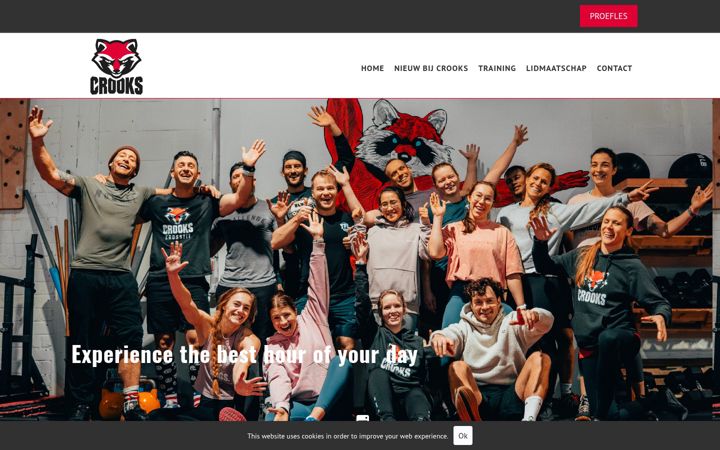 Screenshot of crooksfit.be